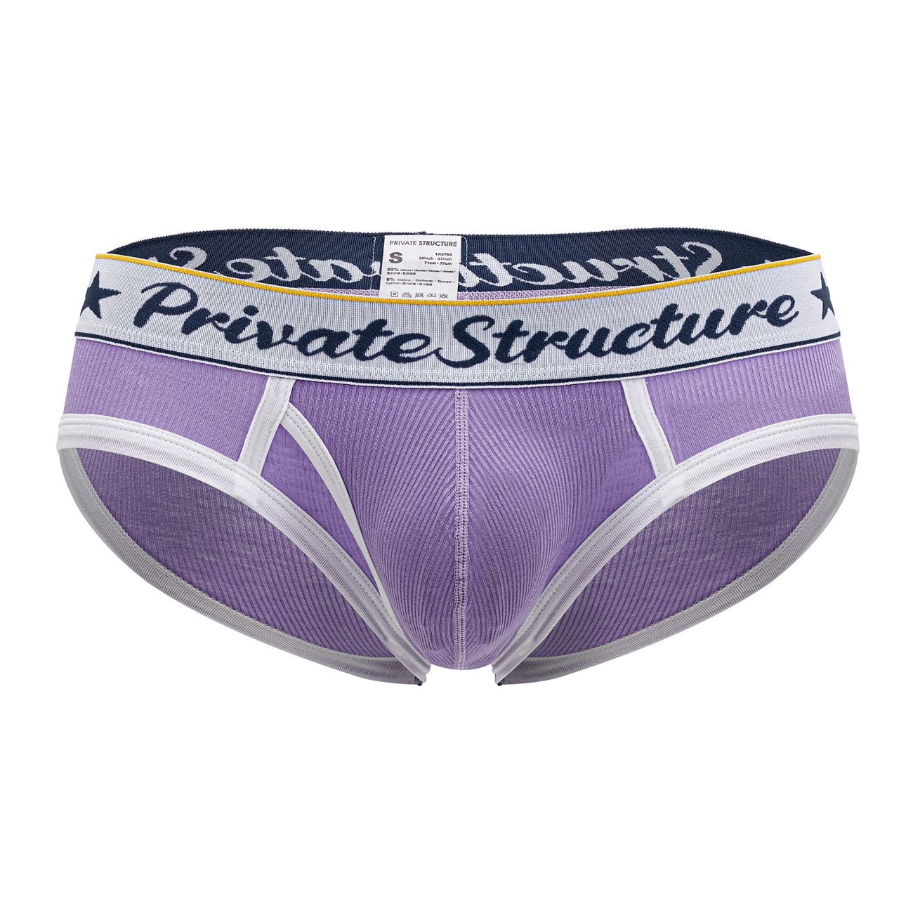 Private Structure SCUS4529 Classic Mid Waist Mini Briefs Purple