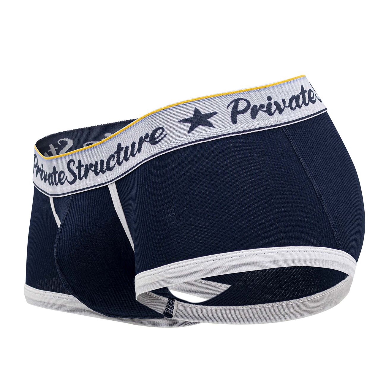 Private Structure SCUS4530 Classic Mid Waist Trunks Navy