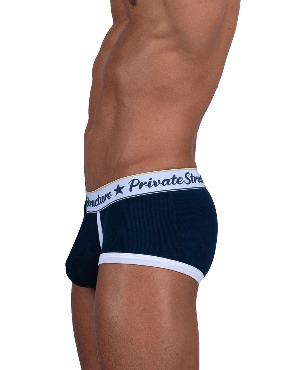 Private Structure SCUS4530 Classic Mid Waist Trunks Navy