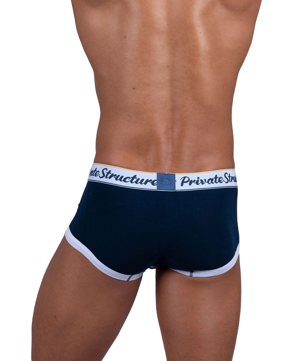 Private Structure SCUS4530 Classic Mid Waist Trunks Navy