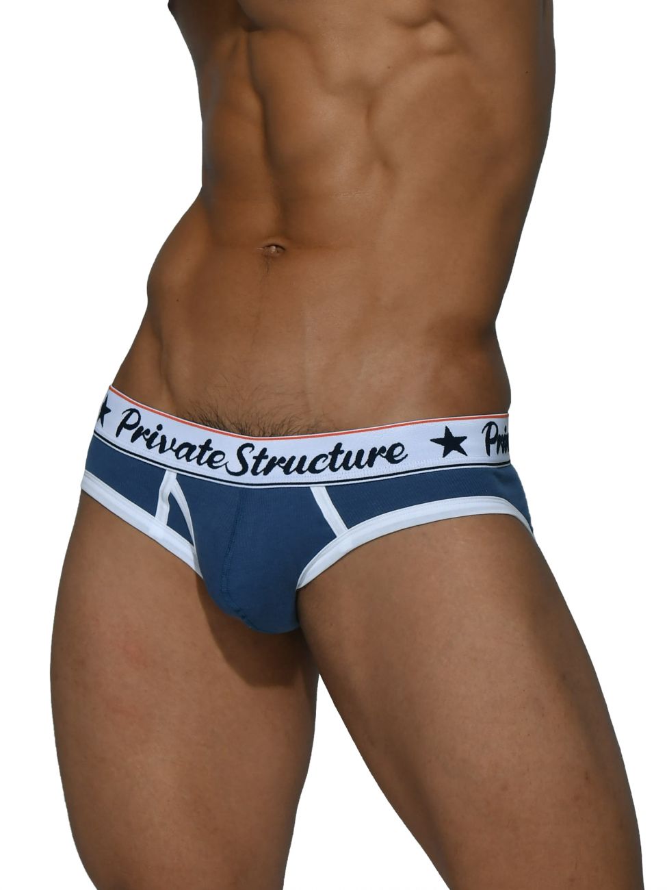 Private Structure SCUX4069 Classic Mini Briefs Blue Denim