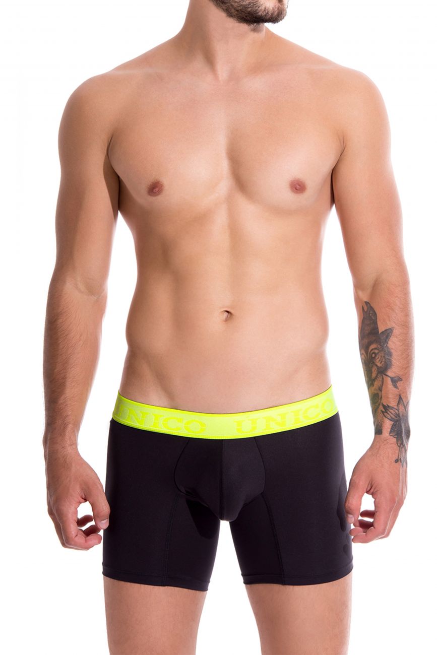 Unico 19160100212 COLORS Corriente Boxer Briefs 99-Black