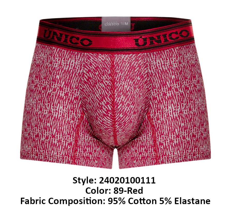 Unico 24020100111 Tallo Trunks 89-Red