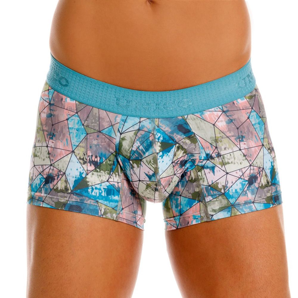 Unico 25070100105 Mens Vitral Trunks Printed Plus Sizes
