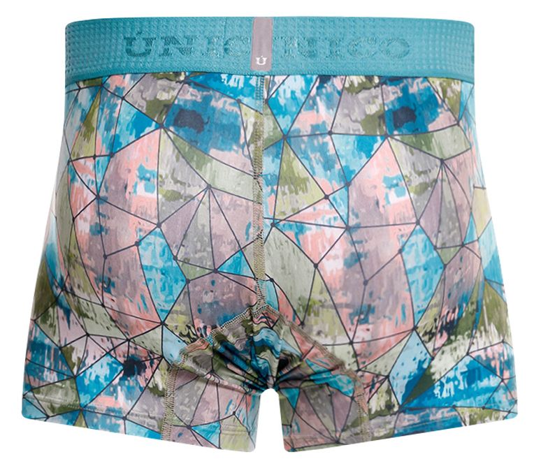 Unico 25070100105 Mens Vitral Trunks Printed Plus Sizes