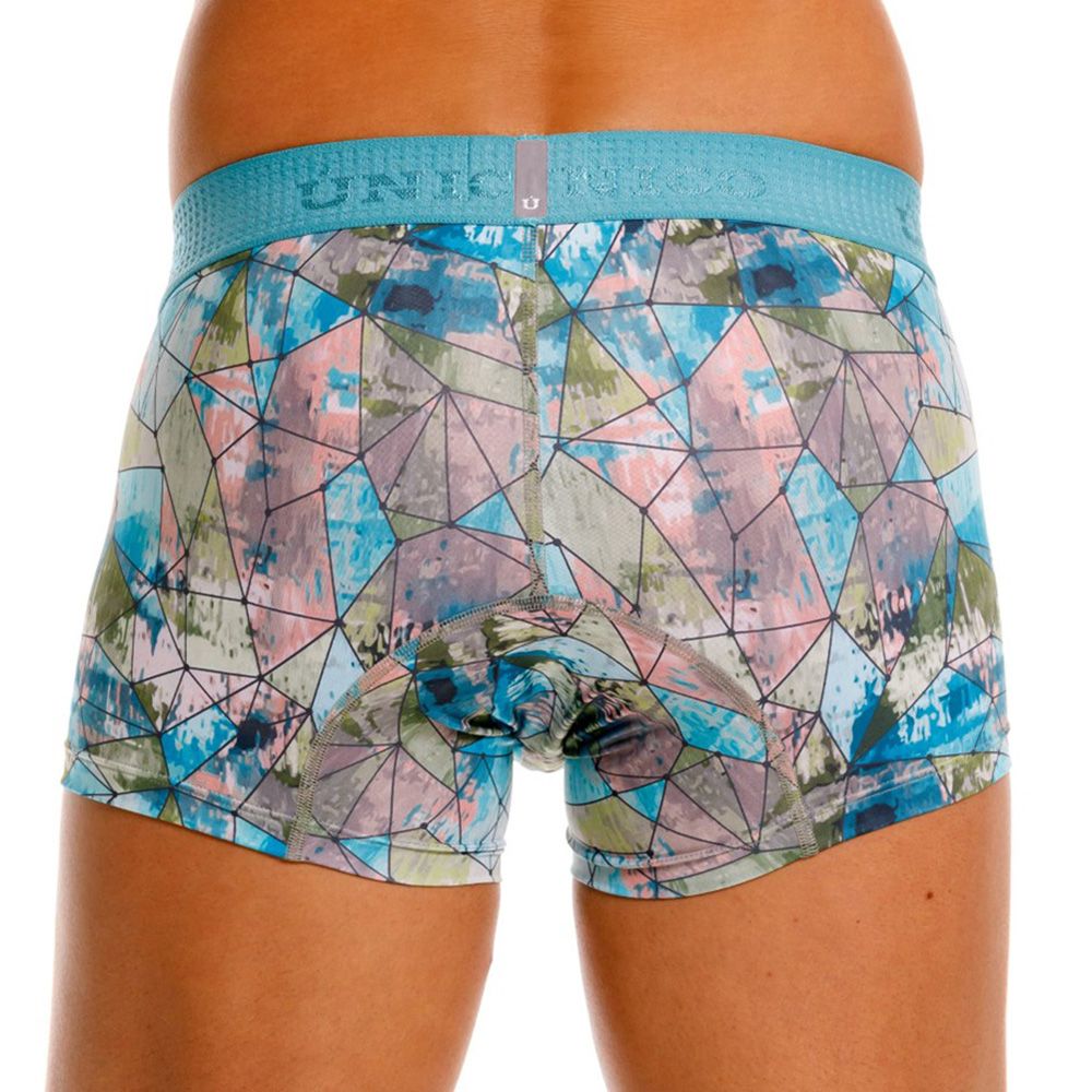 Unico 25070100105 Mens Vitral Trunks Printed Plus Sizes
