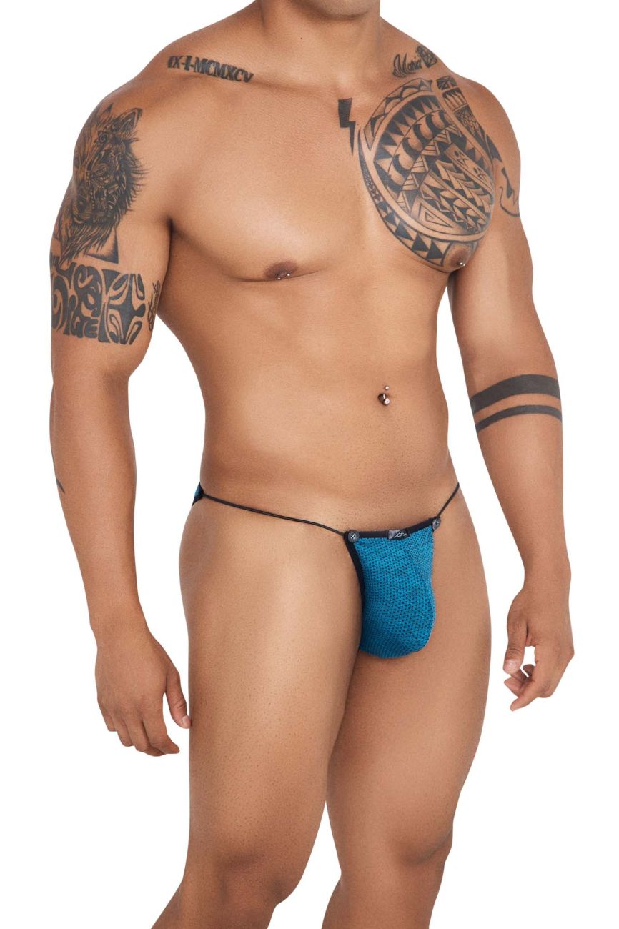 Xtremen 91132 Colorful Mesh Bikini Petrol