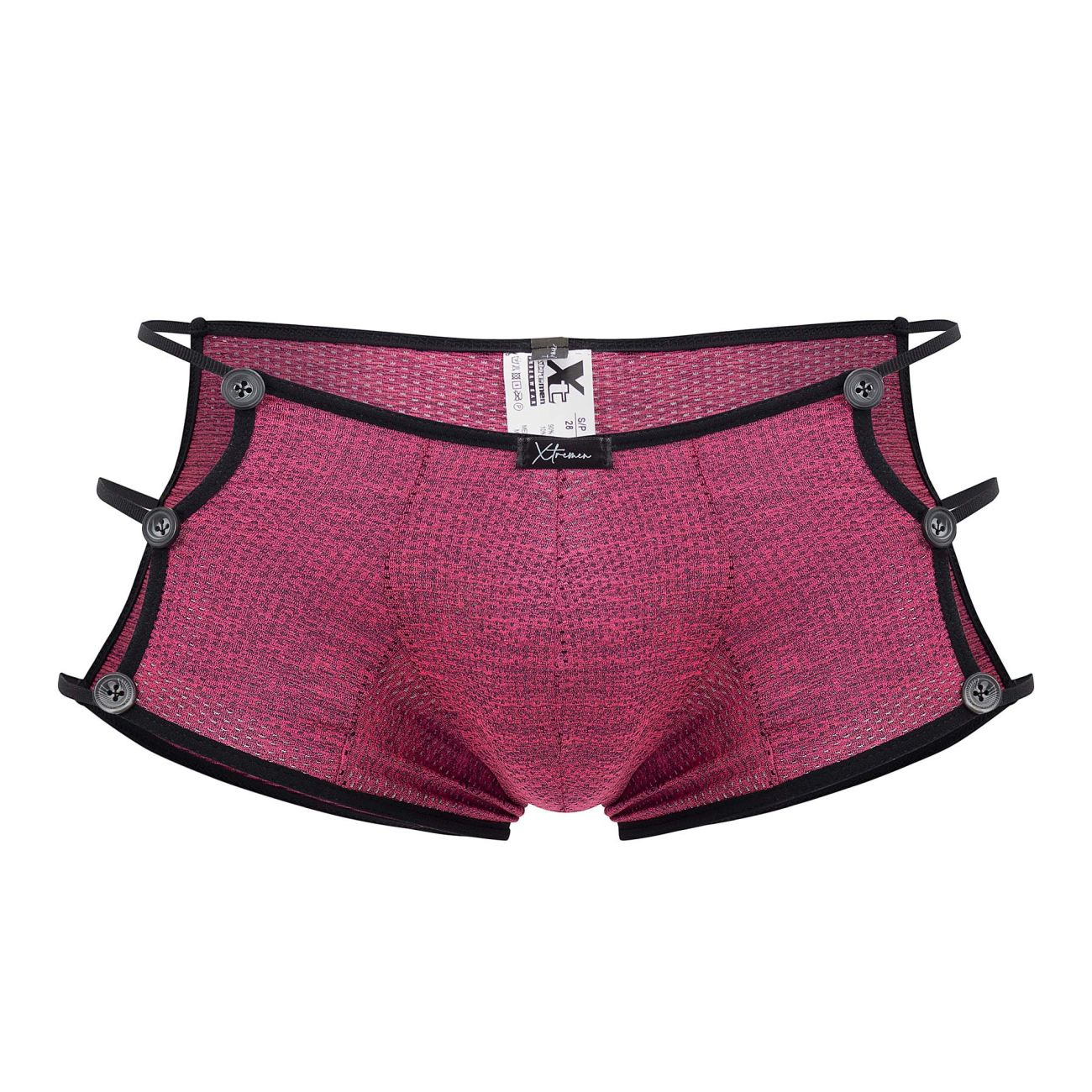 Xtremen 91133 Trendy Mesh Briefs Fuchsia