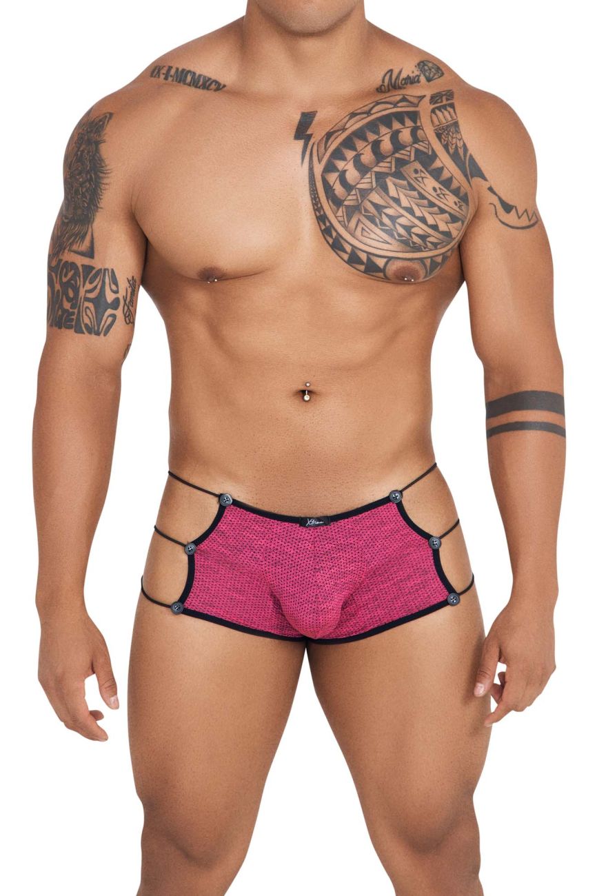 Xtremen 91133 Trendy Mesh Briefs Fuchsia