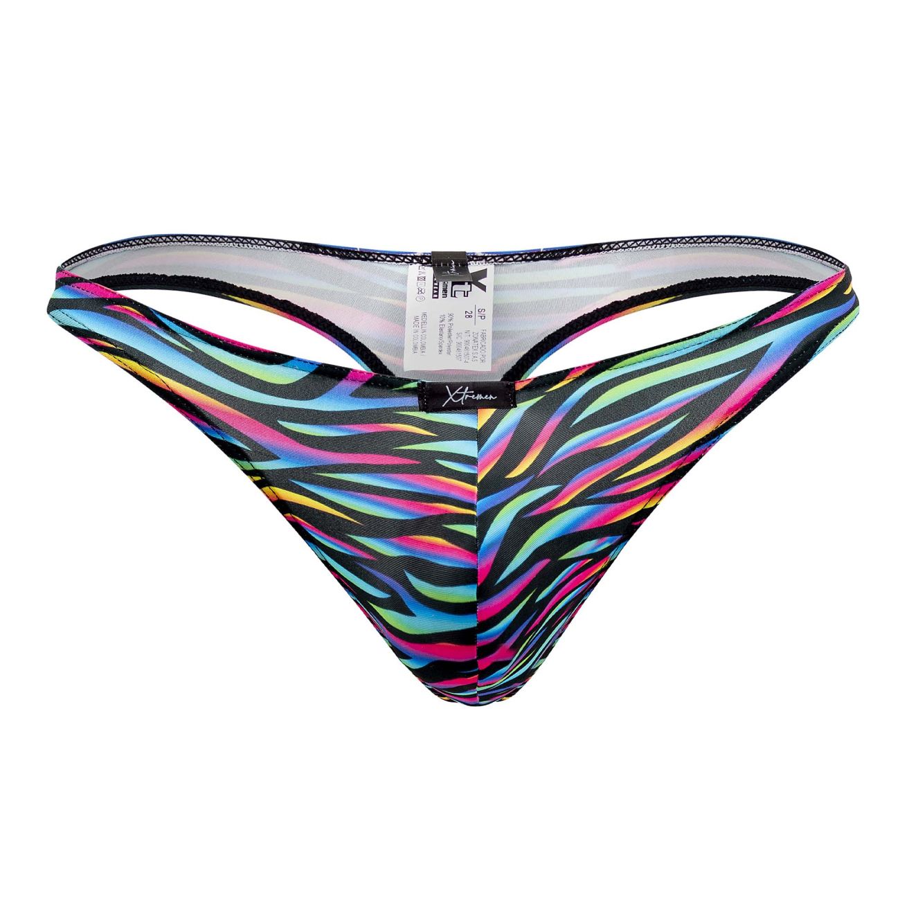 Xtremen 91146 Printed Microfiber Thongs Disco Zebra