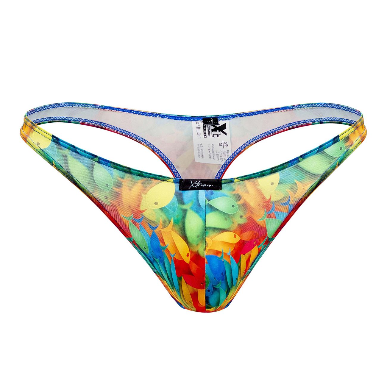 JCSTK - Xtremen 91146 Printed Microfiber Thongs Rainbow Fish