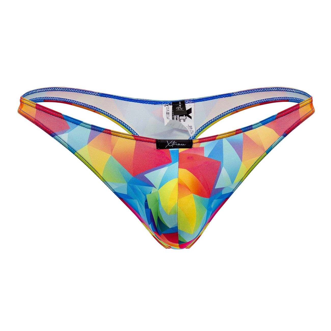 Xtremen 91146 Printed Microfiber Thongs Rainbow Prism