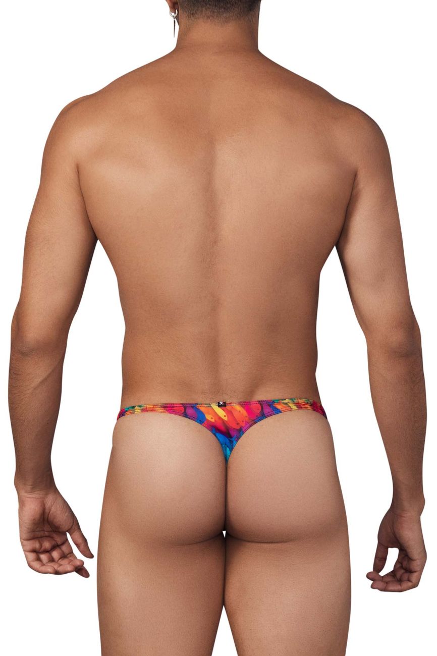 Xtremen 91146 Printed Microfiber Thongs Rainbow Prism