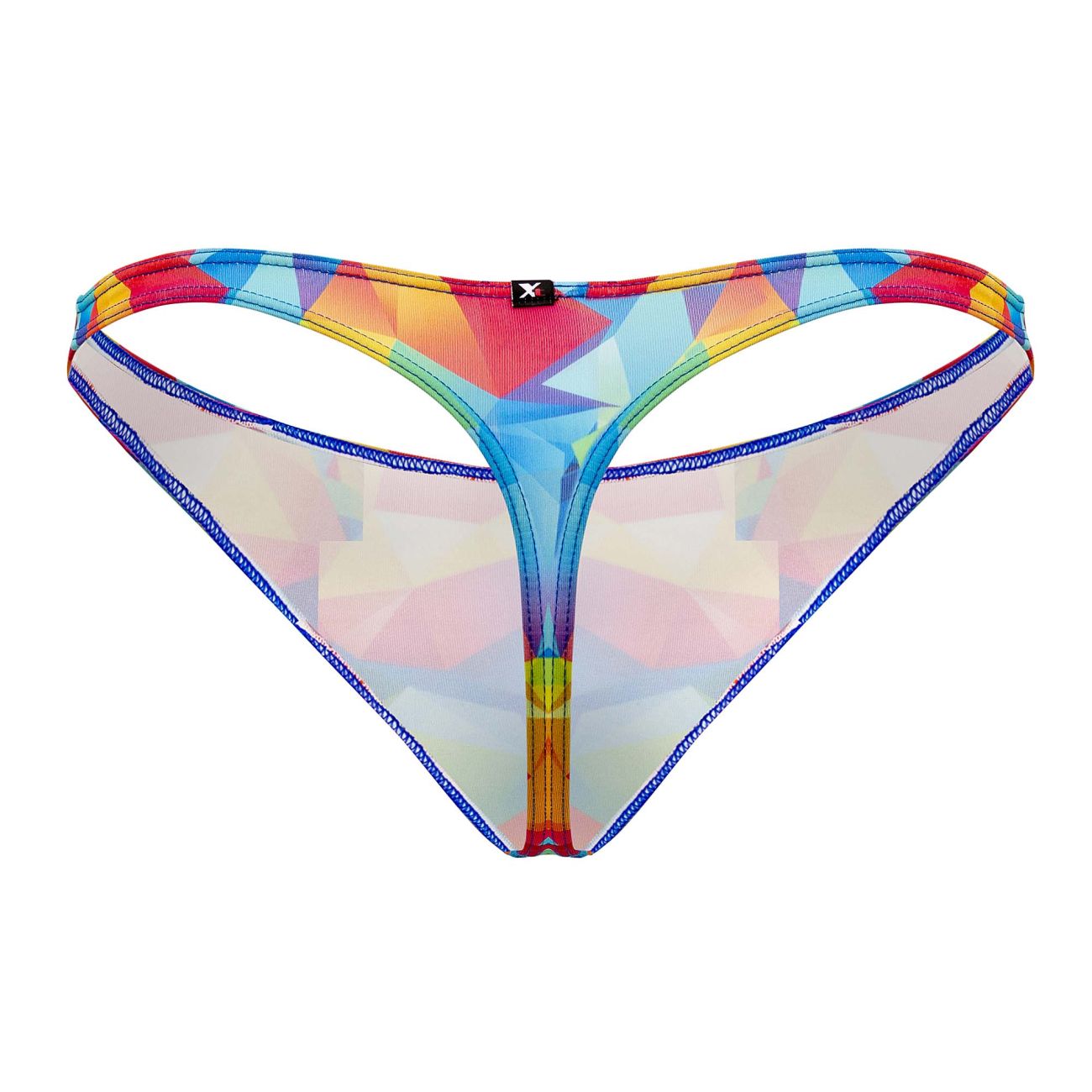 Xtremen 91146 Printed Microfiber Thongs Rainbow Prism