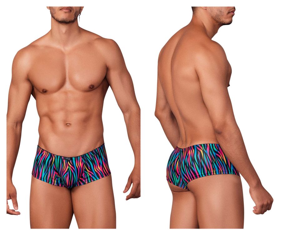 Xtremen 91147 Printed Microfiber Trunks Disco Zebra