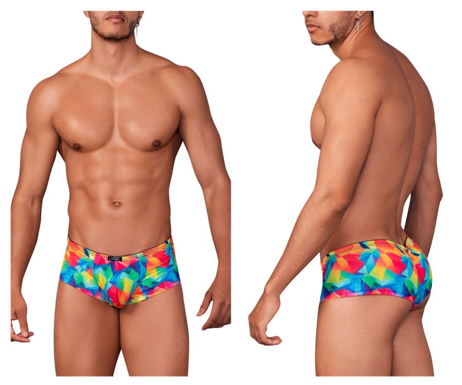 Xtremen 91147 Printed Microfiber Trunks Rainbow Prism