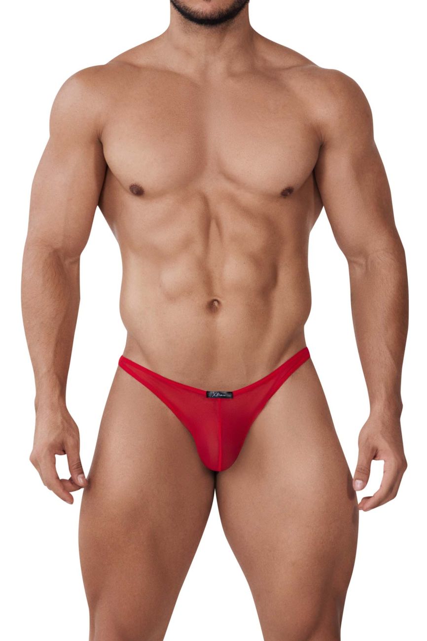 Xtremen 91153 Tulle mesh Jockstrap Red