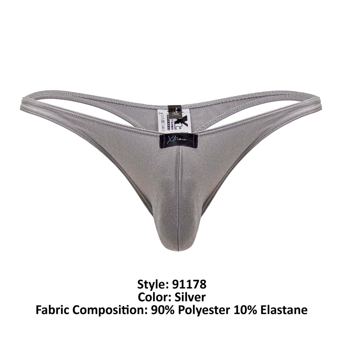 Xtremen 91178 Microfiber Thongs Silver