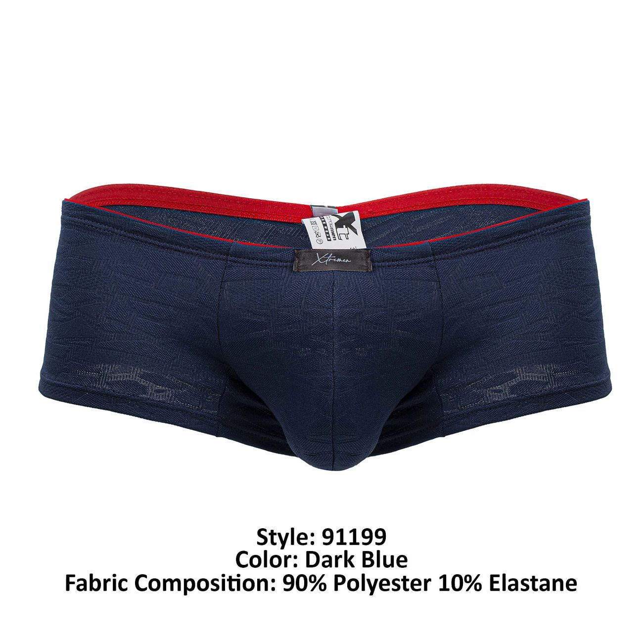 Xtremen 91199 Jacquard Trunks Dark Blue