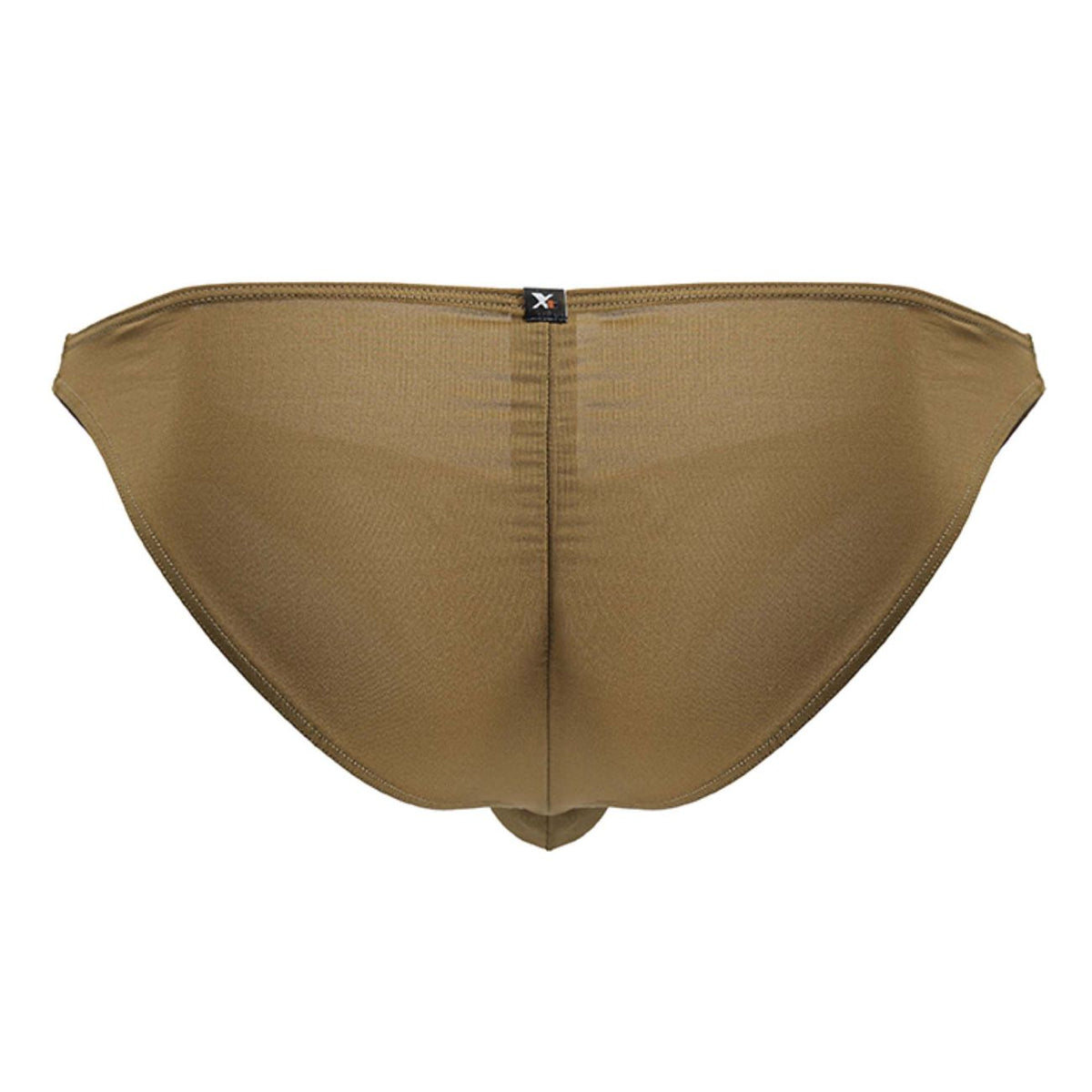 Xtremen 91239 Mens Microfiber Ultra Flattering Bikini Brief Brown