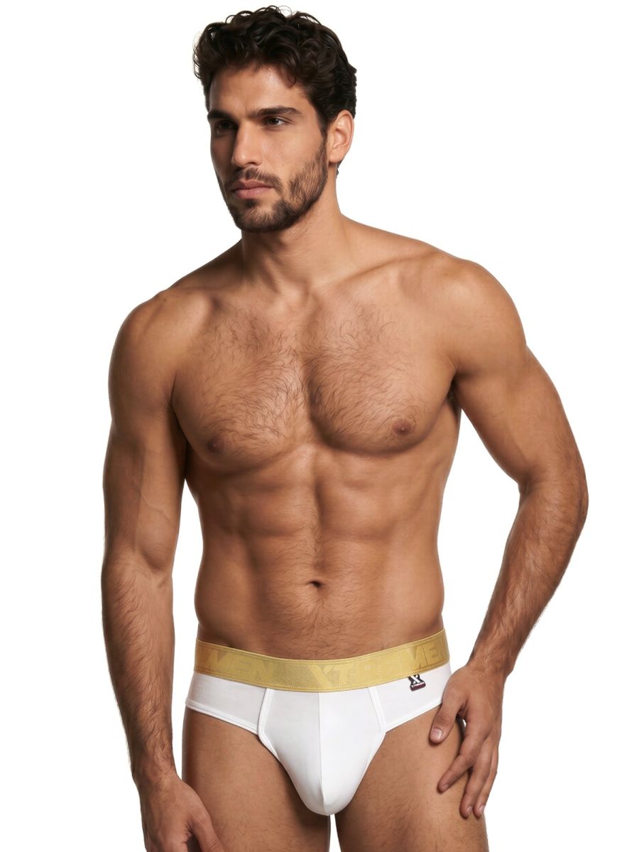 Xtremen 91253 Mens Daily Comfort Microfiber Thongs White