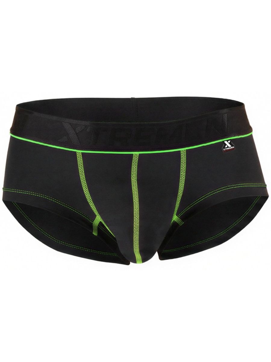 Xtremen 91259 Mens Microfiber Ultra Sleek Trunks Black