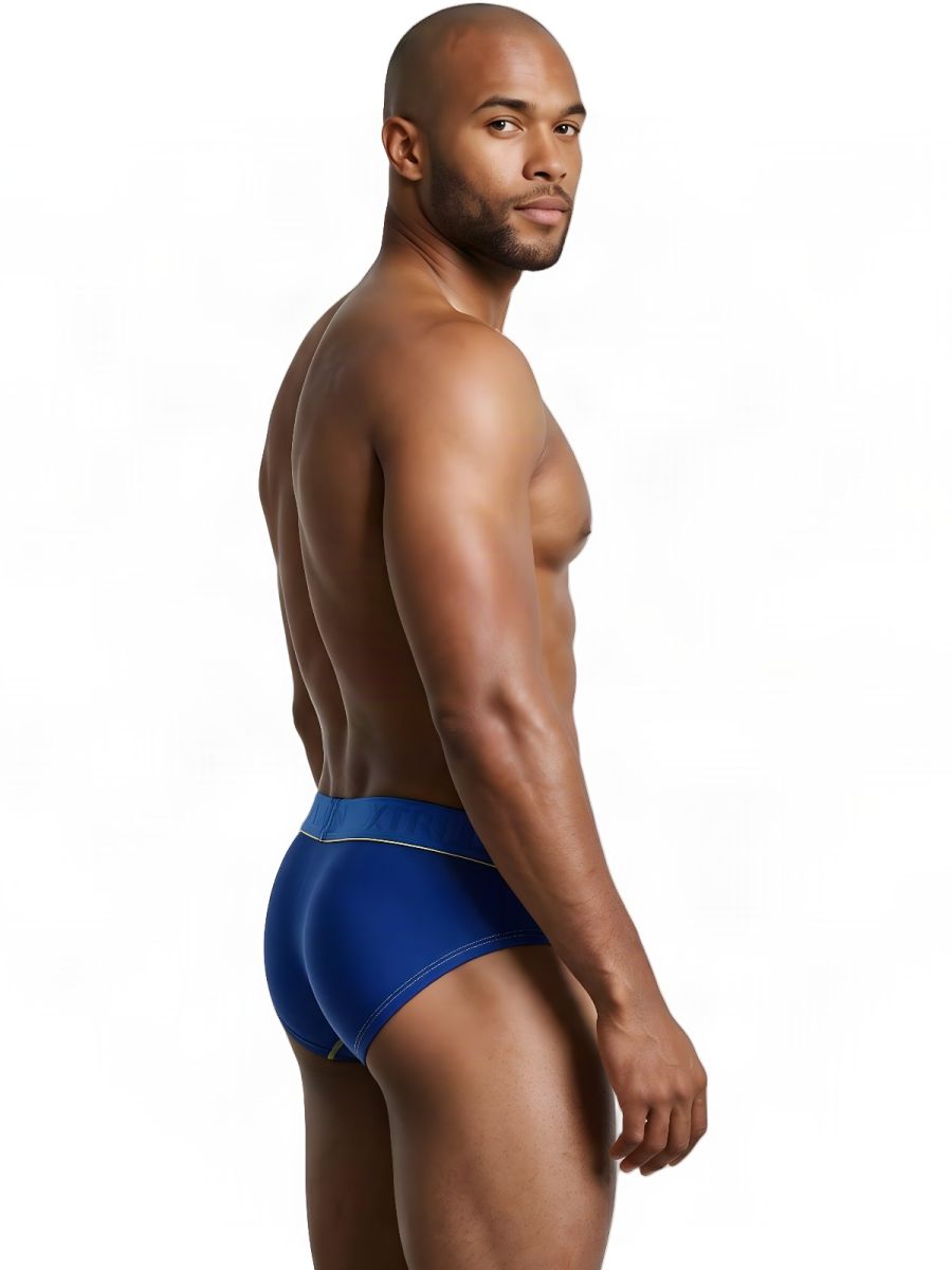 Xtremen 91259 Mens Microfiber Ultra Sleek Trunks Royal Blue