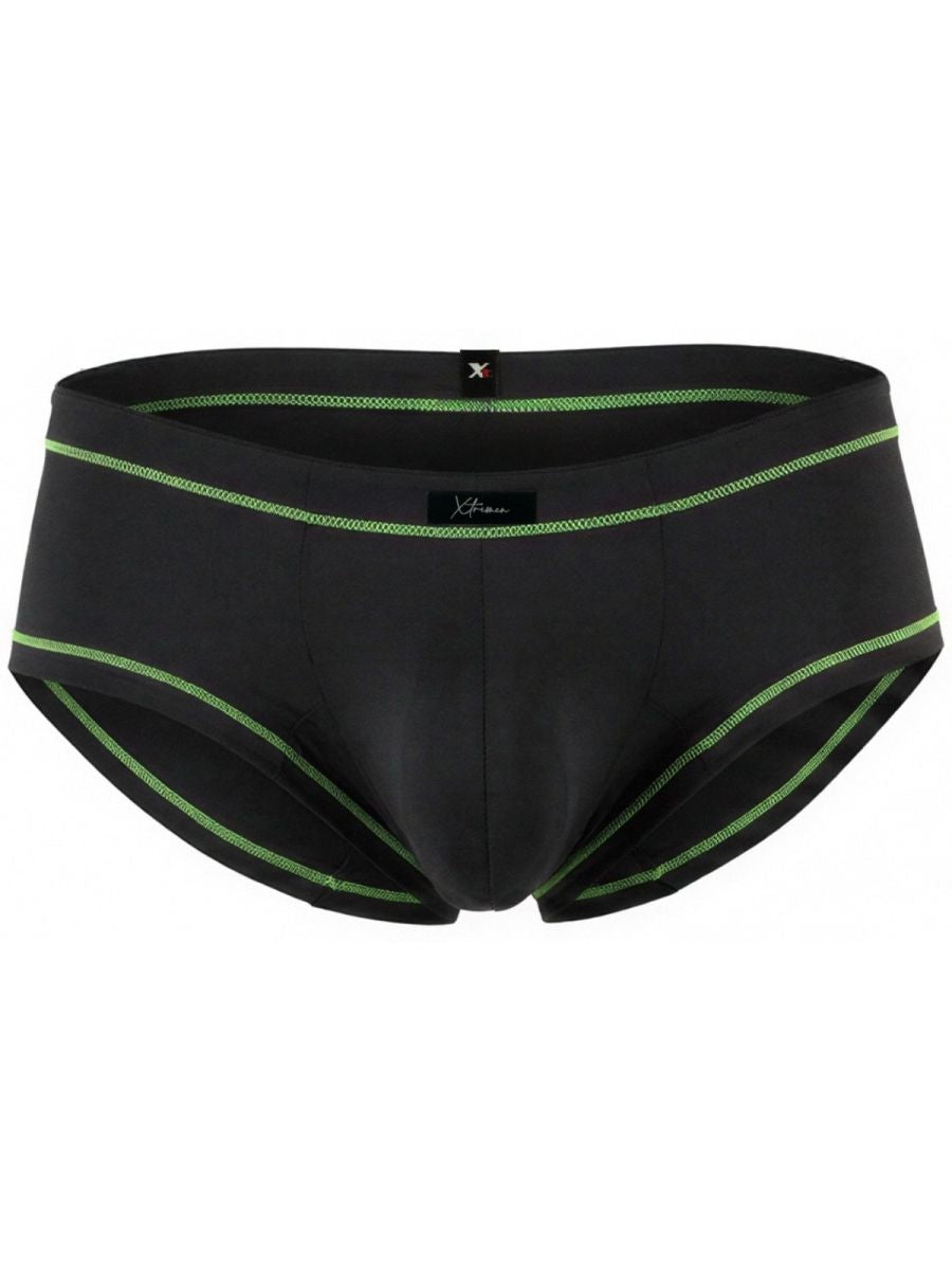 Xtremen 91260 Mens Microfiber Ultra Sleek Briefs Black