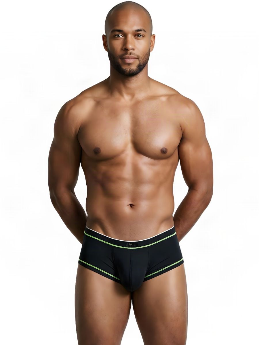 Xtremen 91260 Mens Microfiber Ultra Sleek Briefs Black