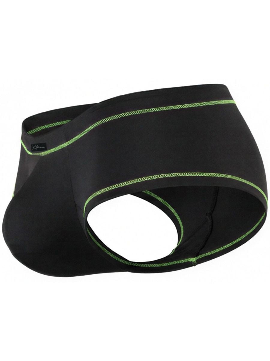 Xtremen 91260 Mens Microfiber Ultra Sleek Briefs Black