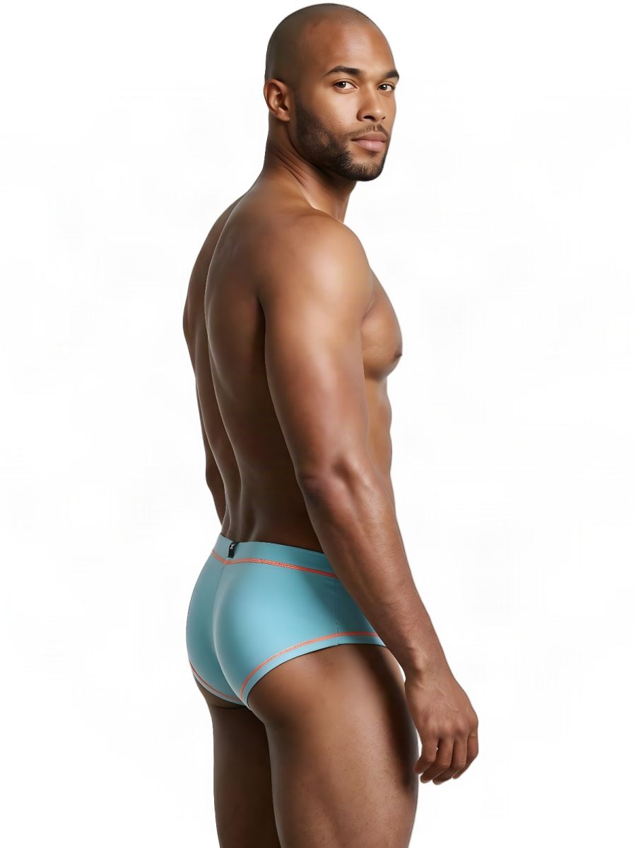Xtremen 91260 Mens Microfiber Ultra Sleek Briefs Light Blue