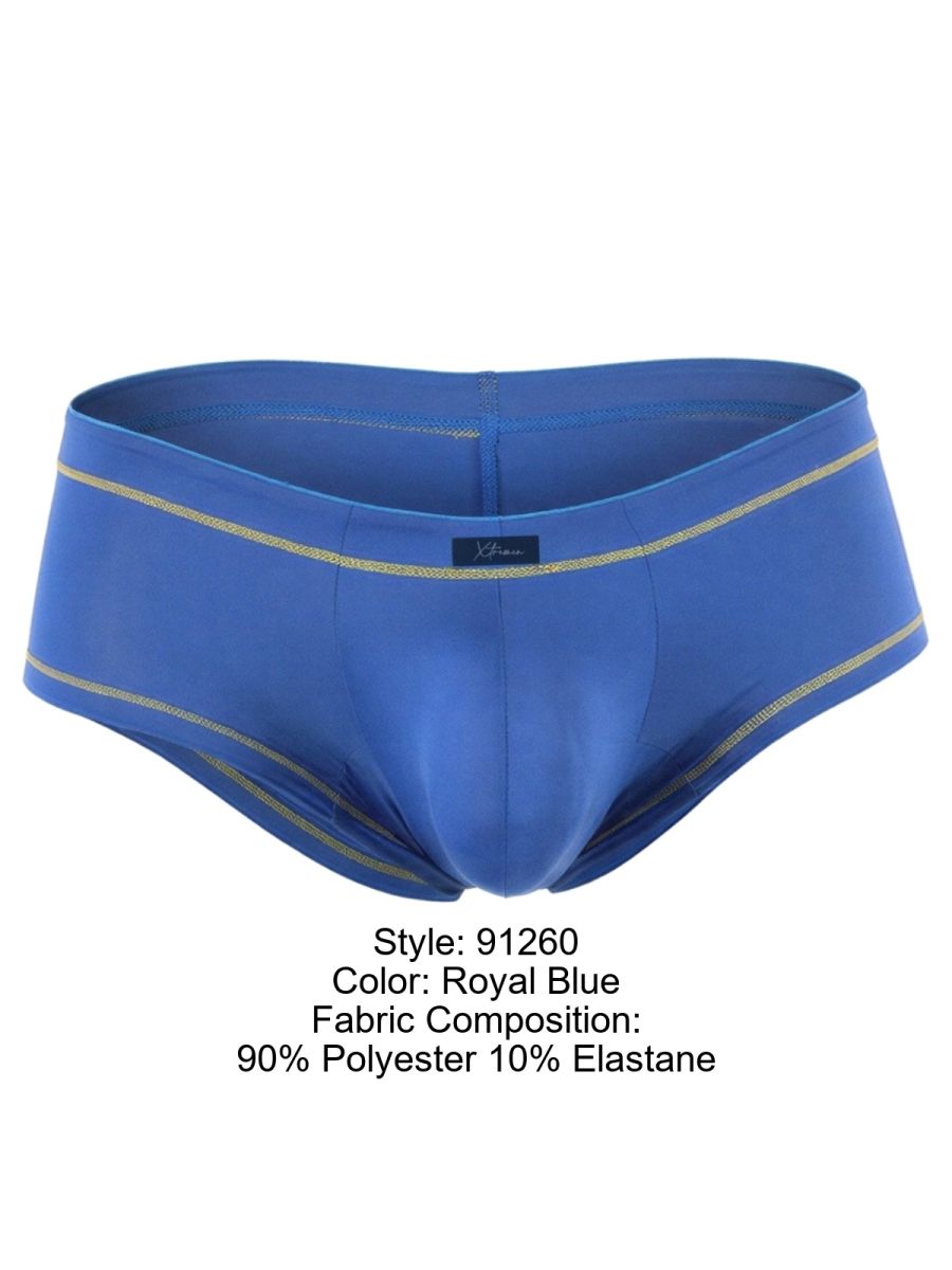 Xtremen 91260 Mens Microfiber Ultra Sleek Briefs Royal Blue