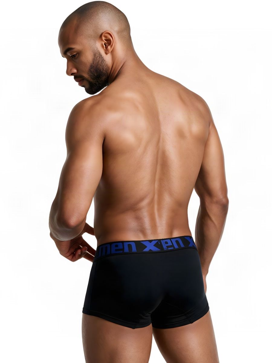 Xtremen 91272 Mens Microfiber Daily Essentials Trunks Black