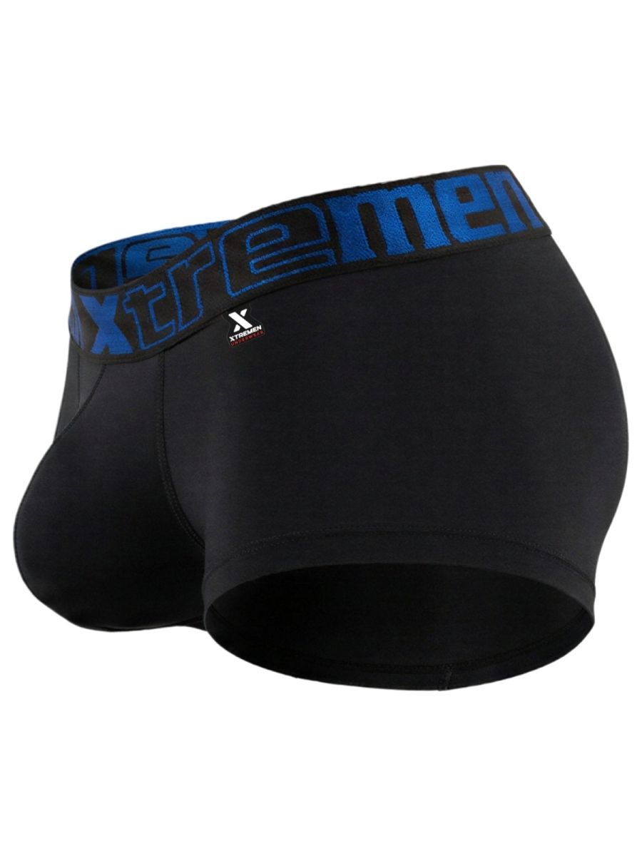 Xtremen 91272 Mens Microfiber Daily Essentials Trunks Black