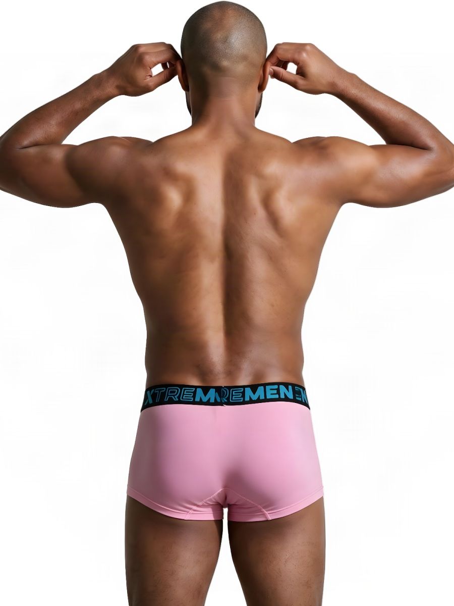 Xtremen 91272 Mens Microfiber Daily Essentials Trunks Pink