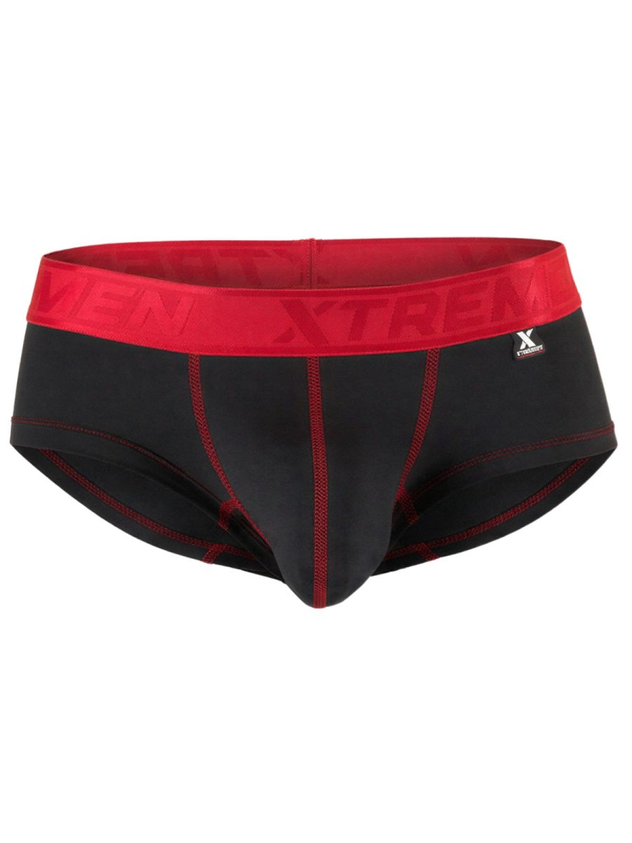 Xtremen 91273 Mens Microfiber Daily Comfort Briefs Black