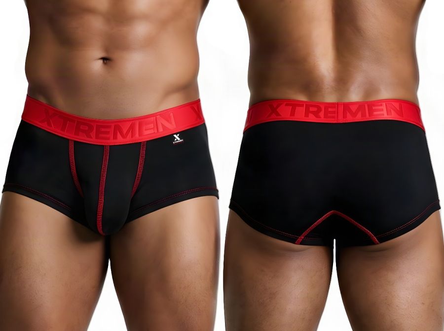 Xtremen 91273 Mens Microfiber Daily Comfort Briefs Black