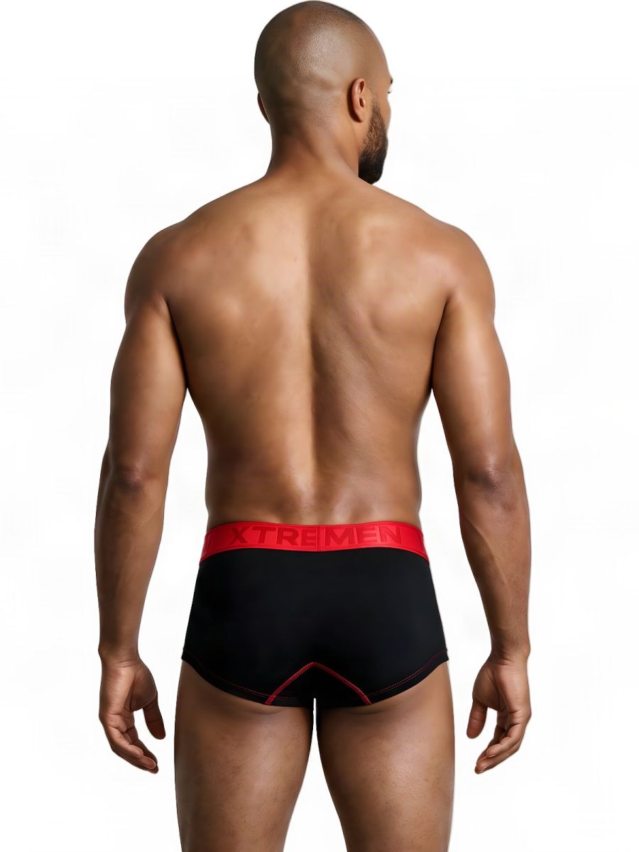 Xtremen 91273 Mens Microfiber Daily Comfort Briefs Black