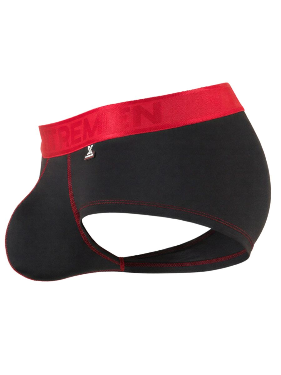 Xtremen 91273 Mens Microfiber Daily Comfort Briefs Black