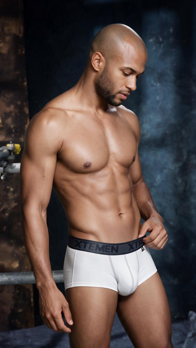 Xtremen 91273 Mens Microfiber Daily Comfort Briefs White