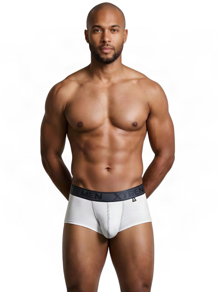 Xtremen 91273 Mens Microfiber Daily Comfort Briefs White