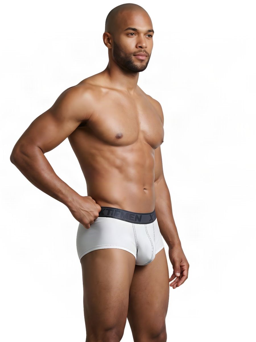 Xtremen 91273 Mens Microfiber Daily Comfort Briefs White