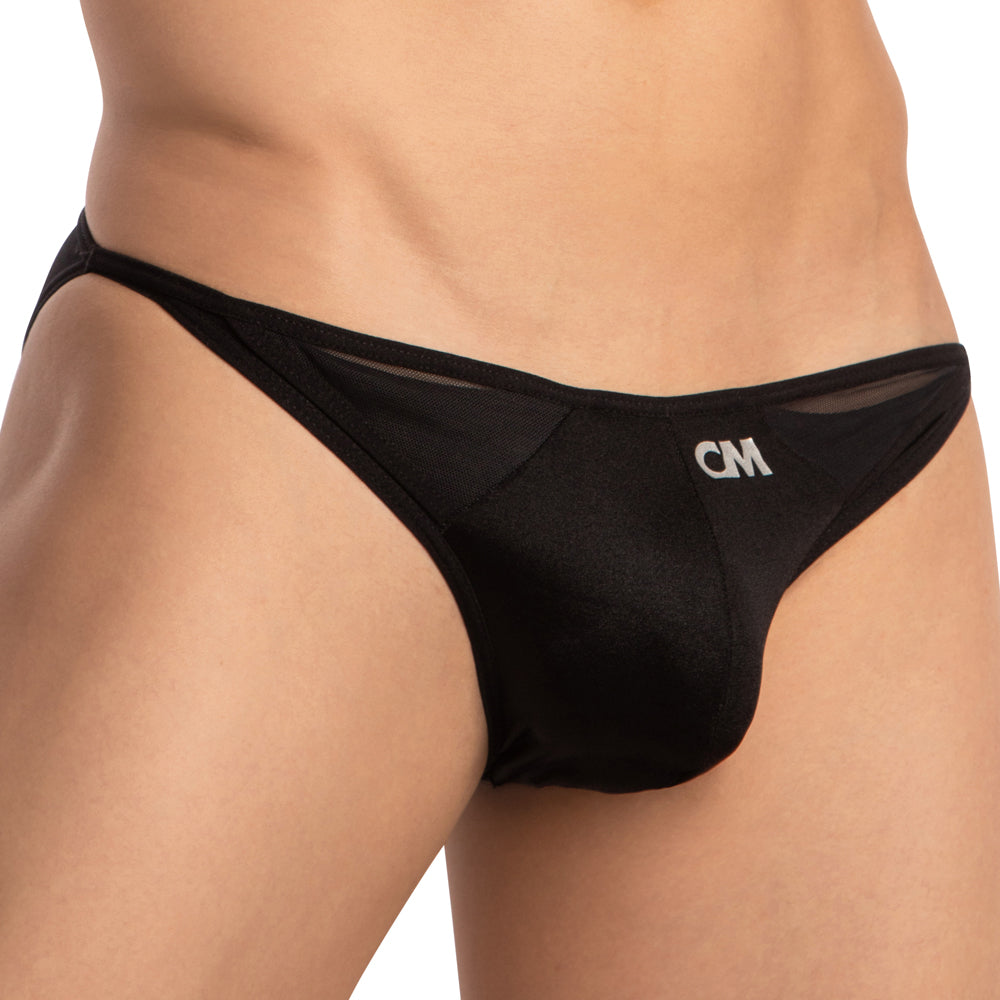 Cover Male CMI059 Mens Sexy Double-Layer Pouch Bikini Underwear Black