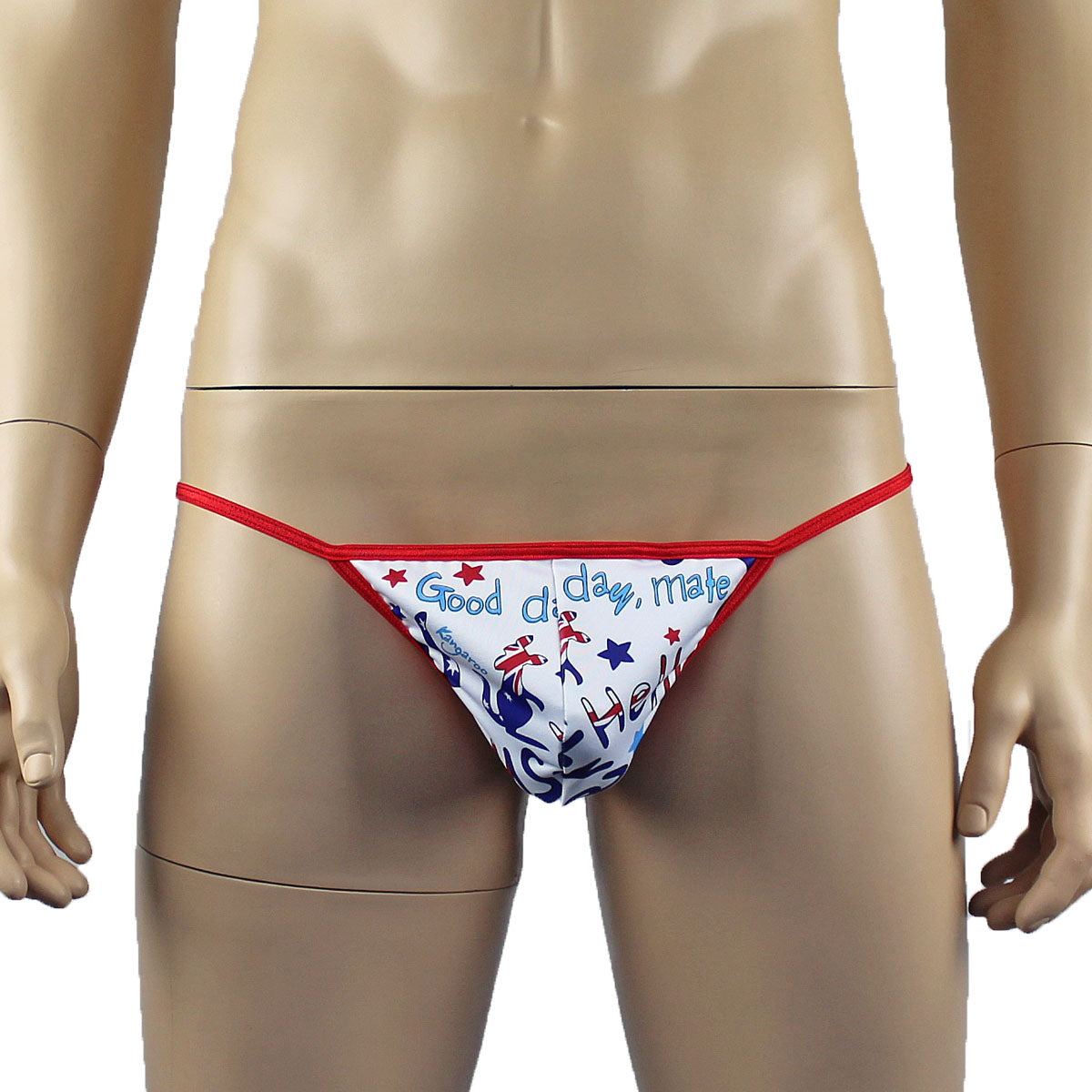 Mens Gidday Hello Australia Day Underwear Pouch G string