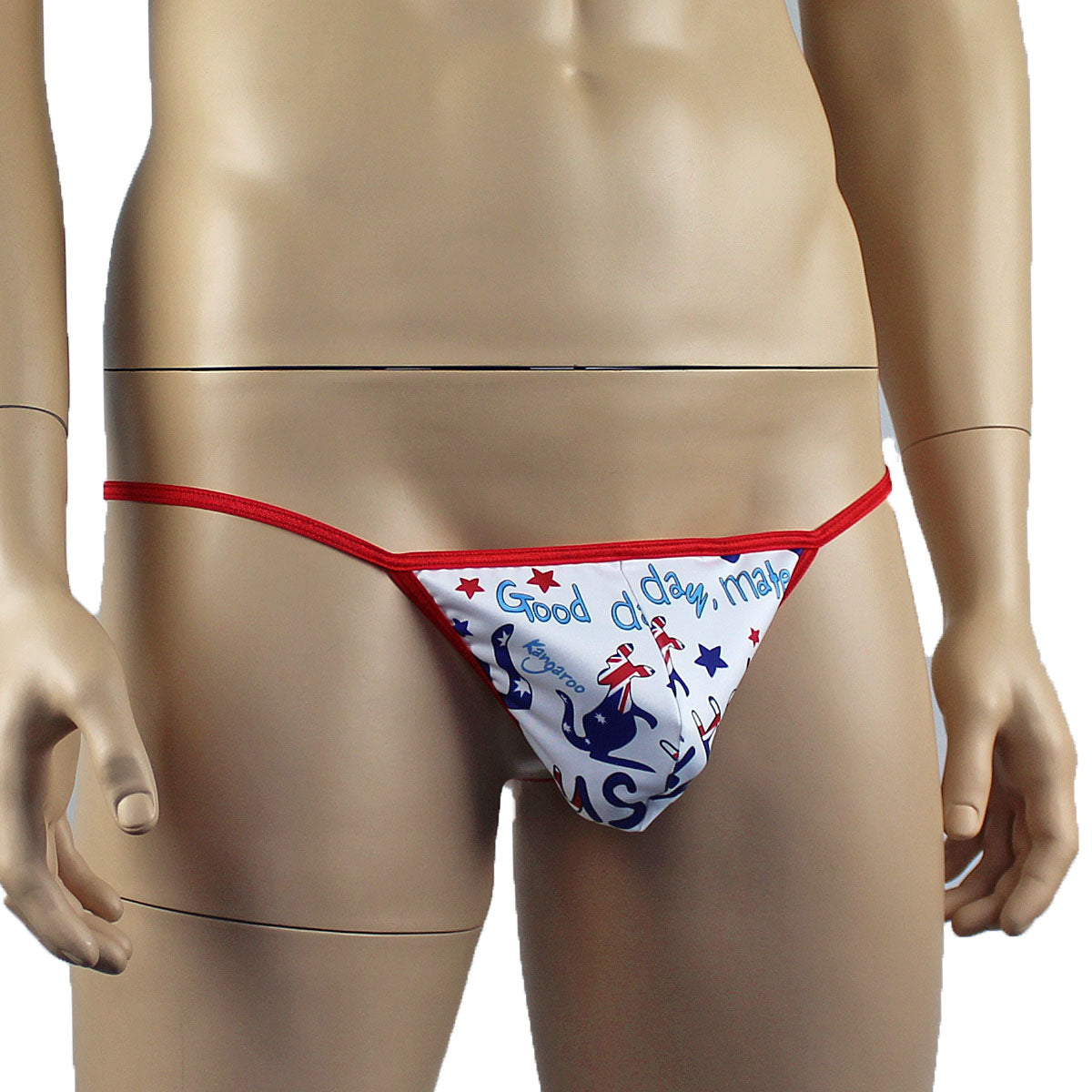 Mens Gidday Hello Australia Day Underwear Pouch G string