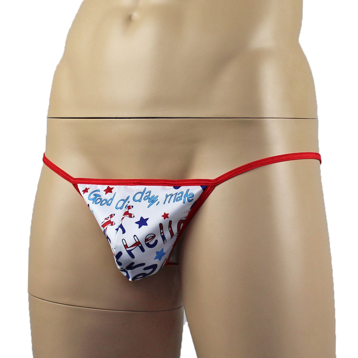 Mens Gidday Hello Australia Day Underwear Pouch G string