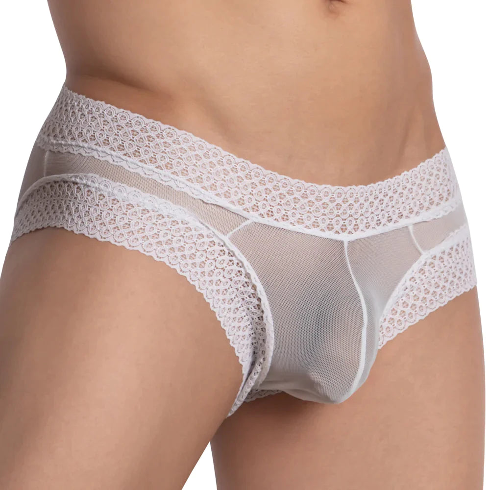 JCSTK - Secret Male SMI055 Designer Band Bikini White