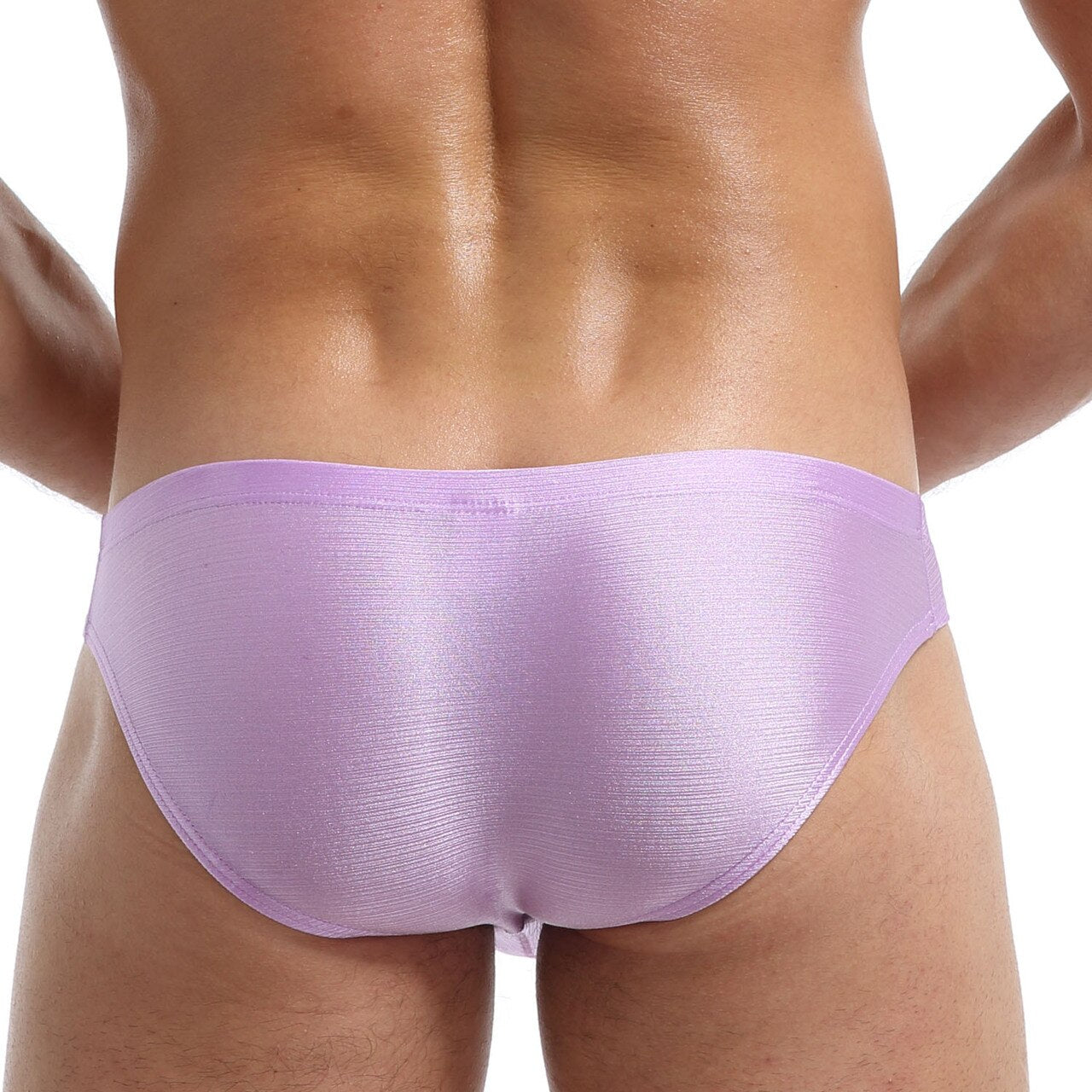 SALE - Mens Soft and Silky Comfortable Poly Bikini Brief Lilac