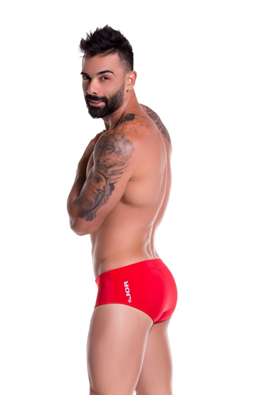 JOR 0762 Sunga Swim Briefs Red