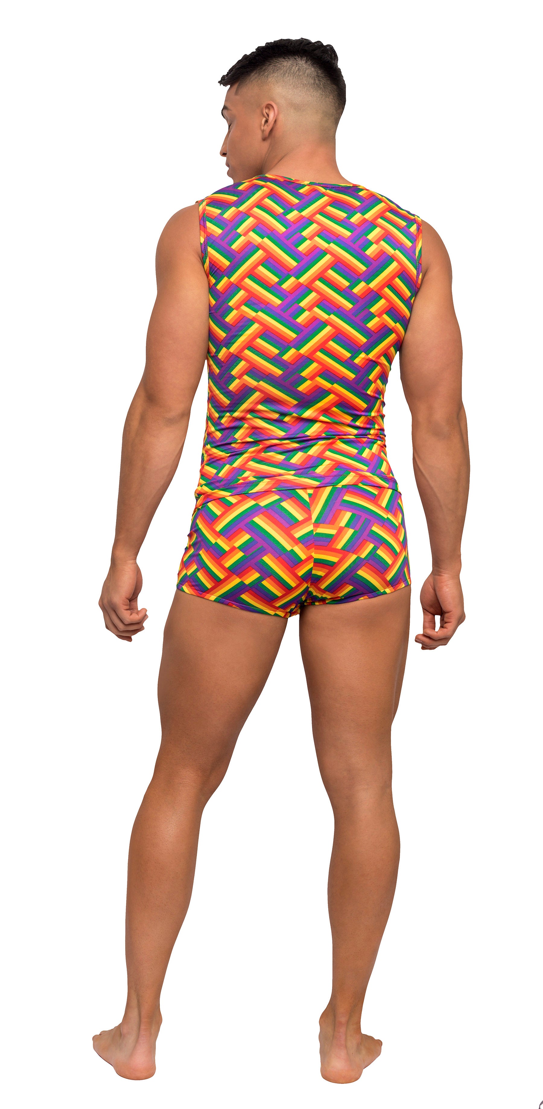 SALE - Mens Gay Pride Rainbow Tank Top